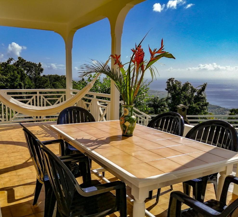 Belavue & Spa Prive, Avec Vue Panoramique Sur Mer, Jardin Creole Paysager, Jacuzzi Prive Bouillante Exteriér fotografie