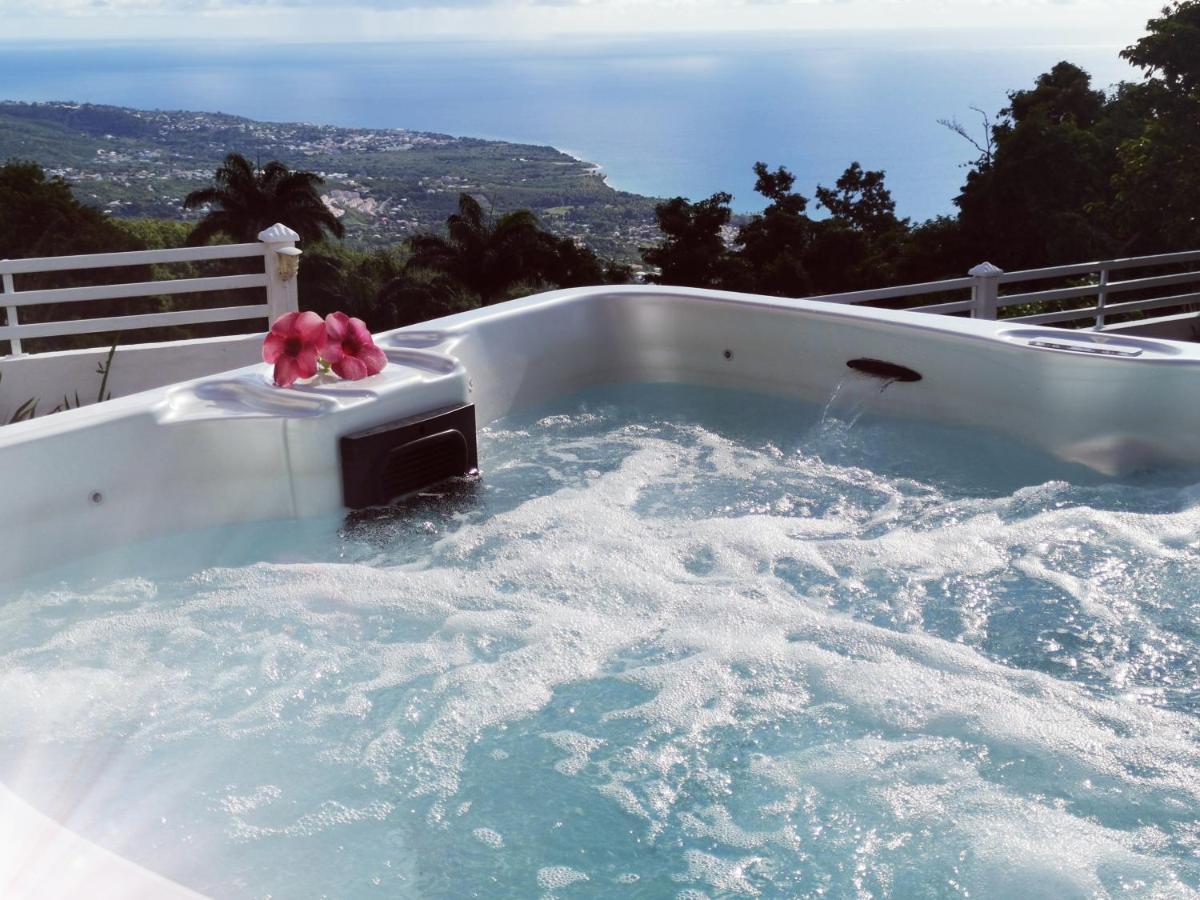 Belavue & Spa Prive, Avec Vue Panoramique Sur Mer, Jardin Creole Paysager, Jacuzzi Prive Bouillante Exteriér fotografie