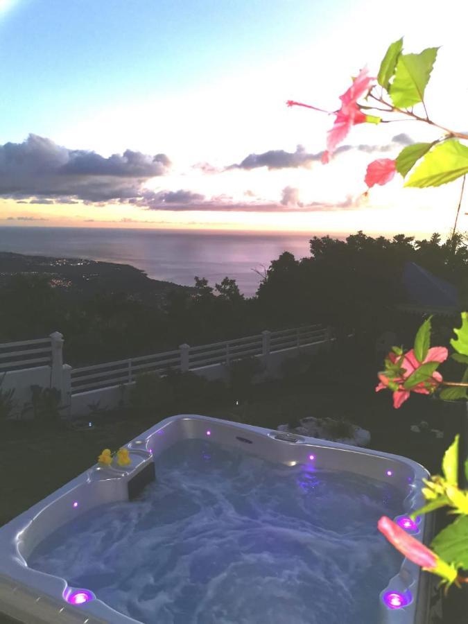 Belavue & Spa Prive, Avec Vue Panoramique Sur Mer, Jardin Creole Paysager, Jacuzzi Prive Bouillante Exteriér fotografie